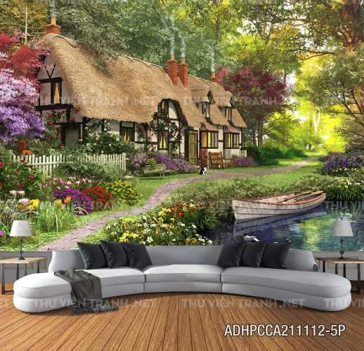 Tranh dán tường phong cách Châu âu