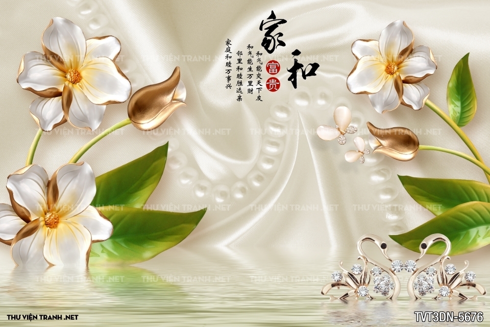 Tranh 3D giả ngọc