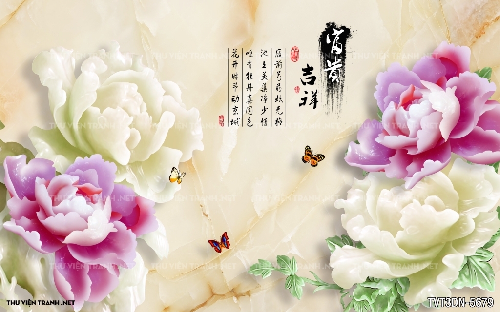 Tranh 3D giả ngọc