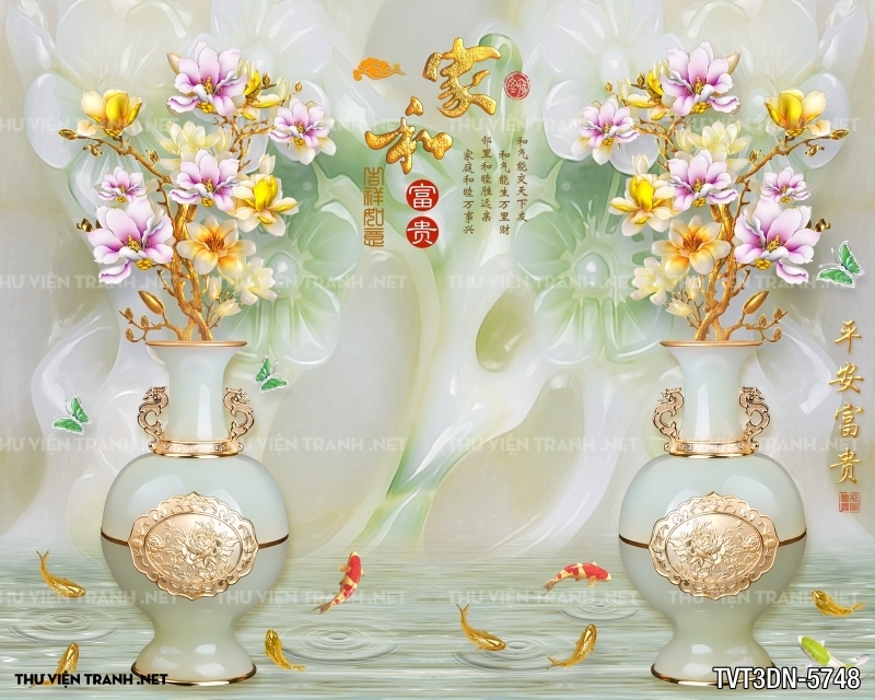 Tranh 3D giả ngọc