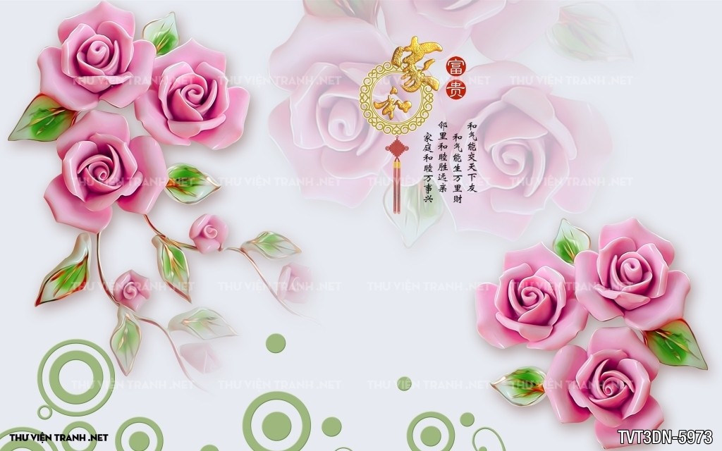 Tranh 3D giả ngọc1