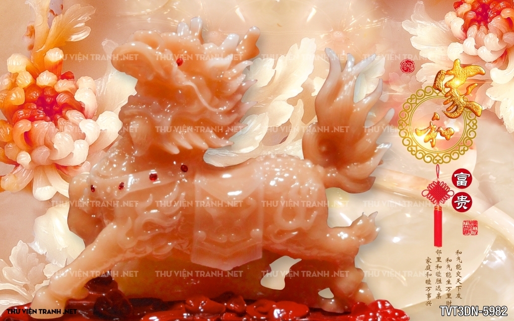 Tranh 3D giả ngọc1