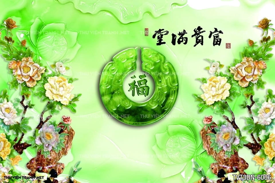 Tranh 3D giả ngọc1