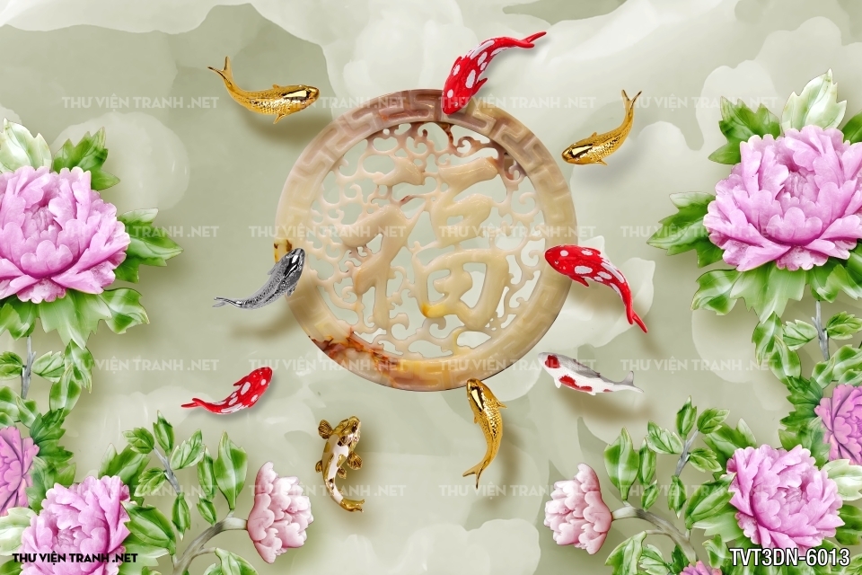 Tranh 3D giả ngọc1