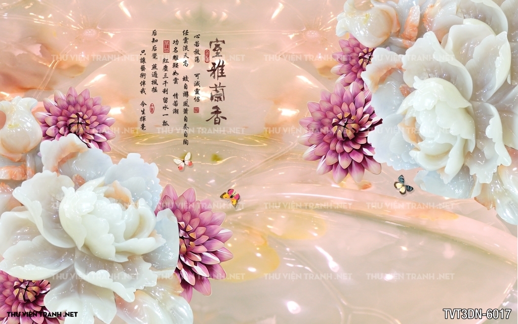 Tranh 3D giả ngọc1