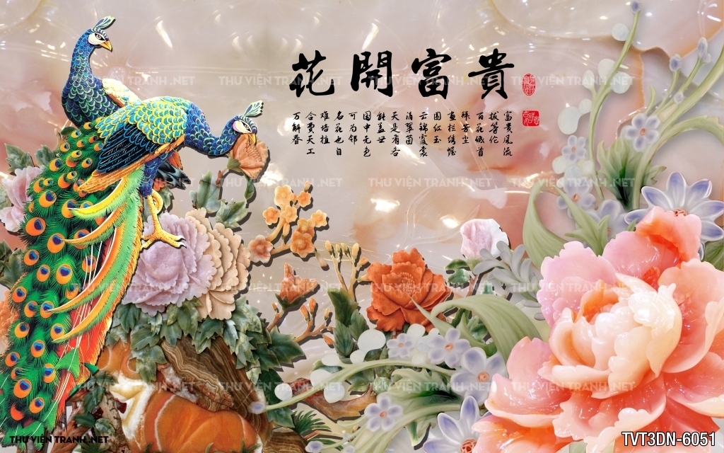 Tranh 3D giả ngọc2