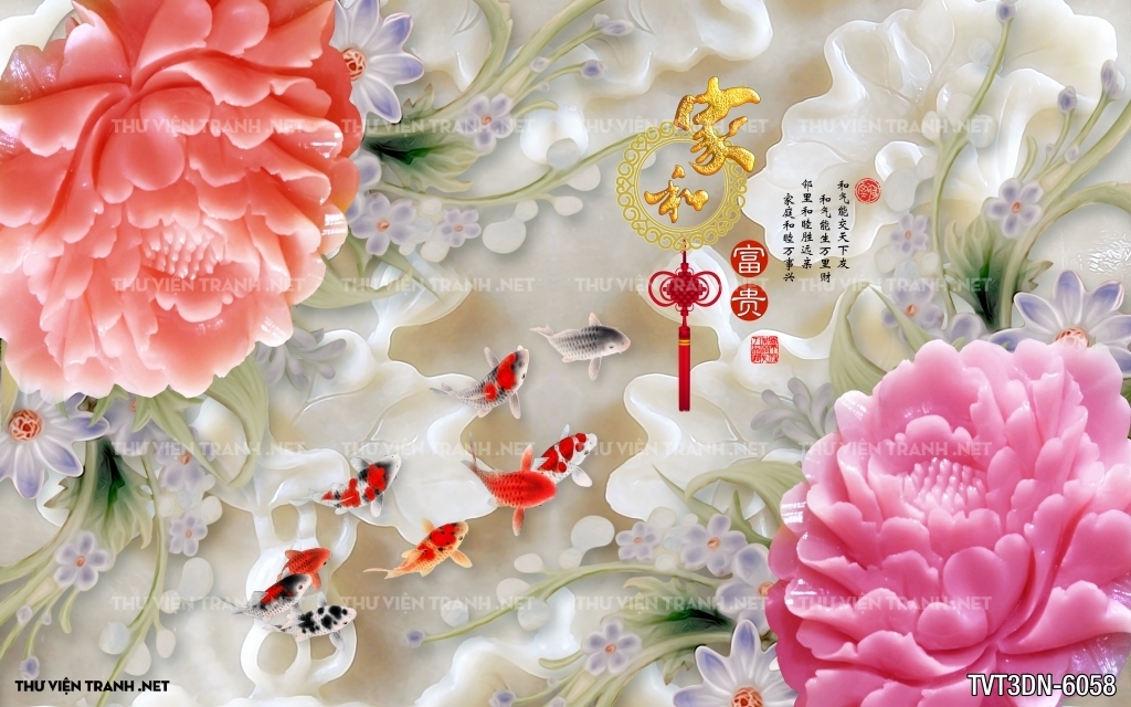 Tranh 3D giả ngọc2