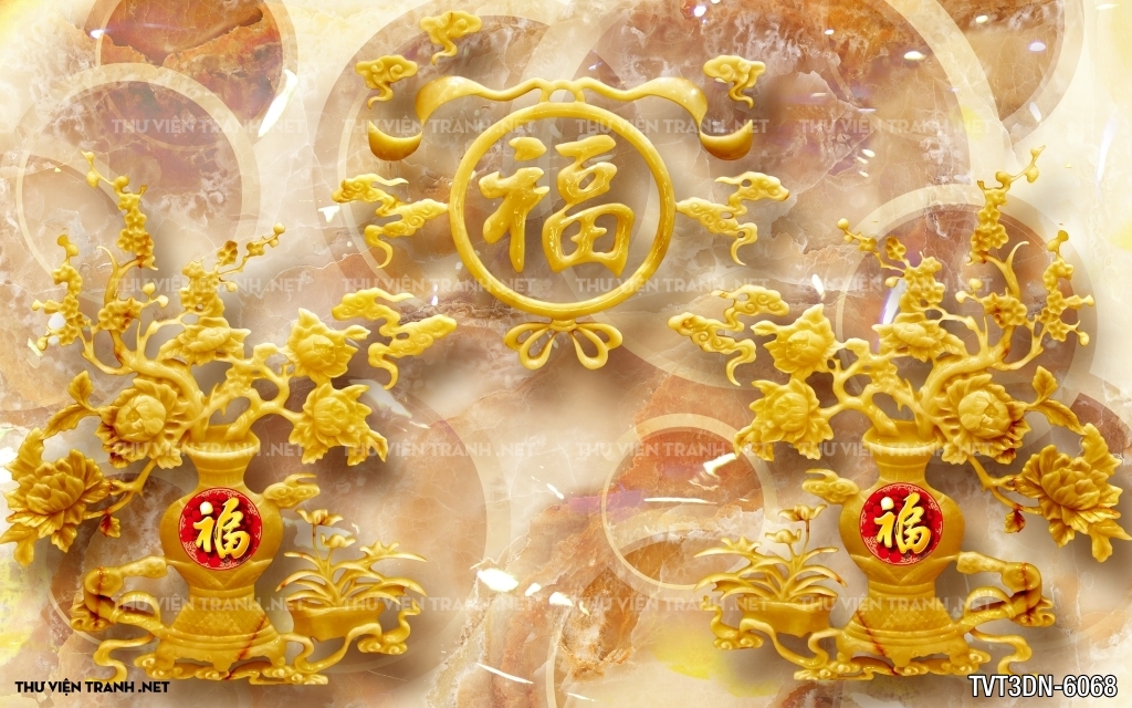 Tranh 3D giả ngọc2