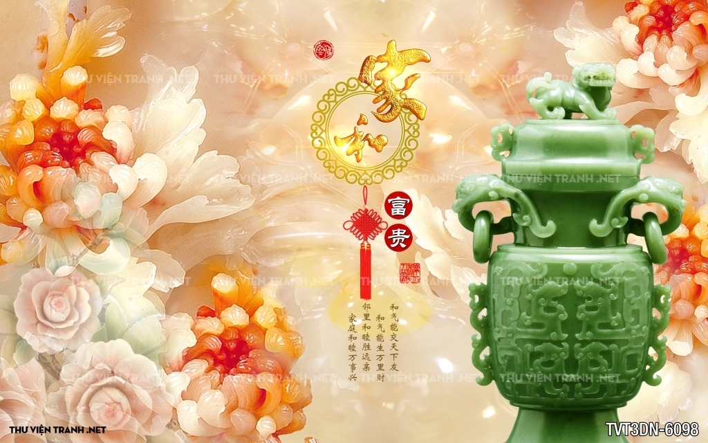 Tranh 3D giả ngọc2