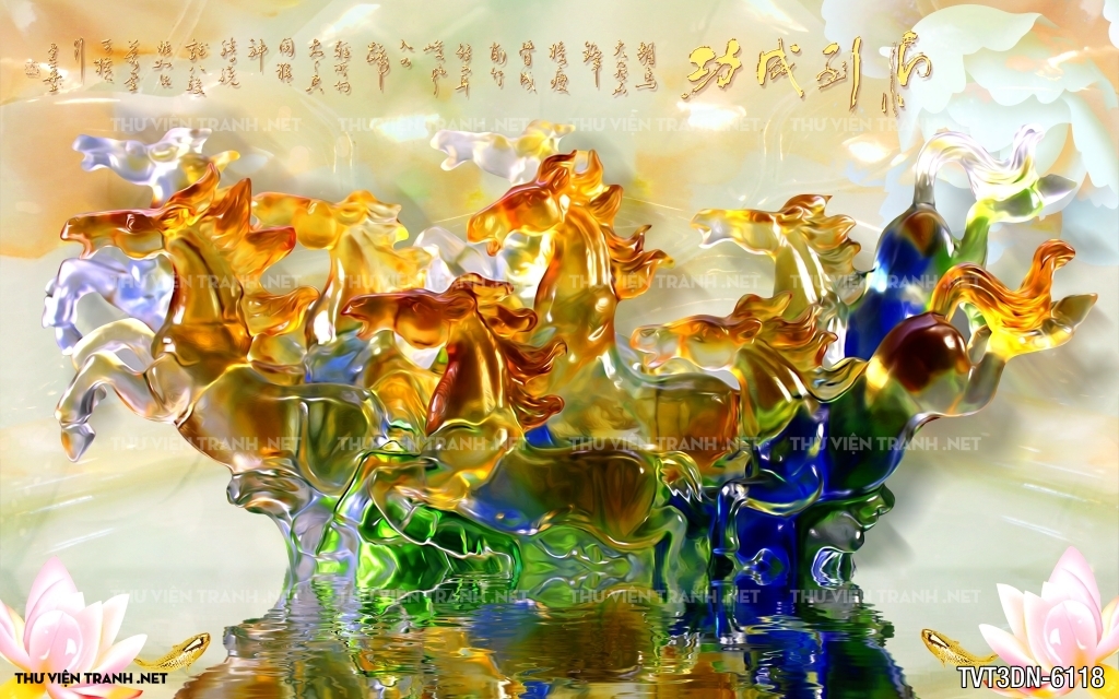 Tranh 3D giả ngọc2