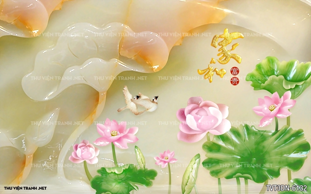 Tranh 3D giả ngọc 2