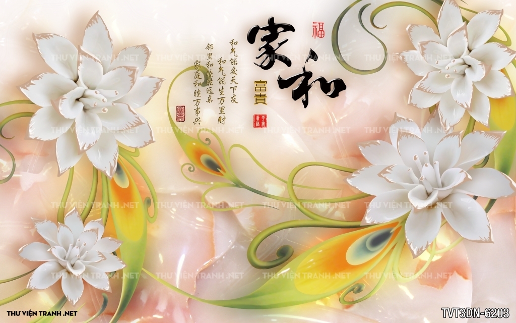 Tranh 3D giả ngọc 2