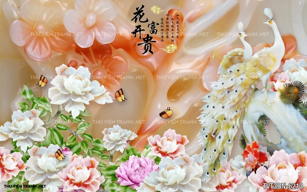 Tranh 3D giả ngọc3
