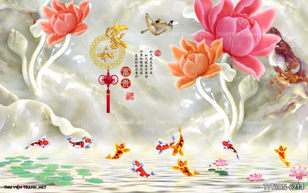 Tranh 3D giả ngọc3