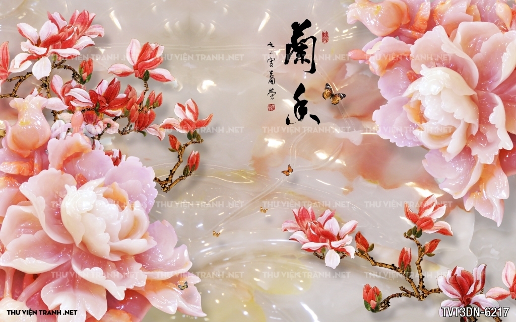 Tranh 3D giả ngọc3