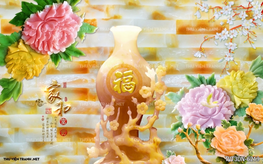 Tranh 3D giả ngọc3