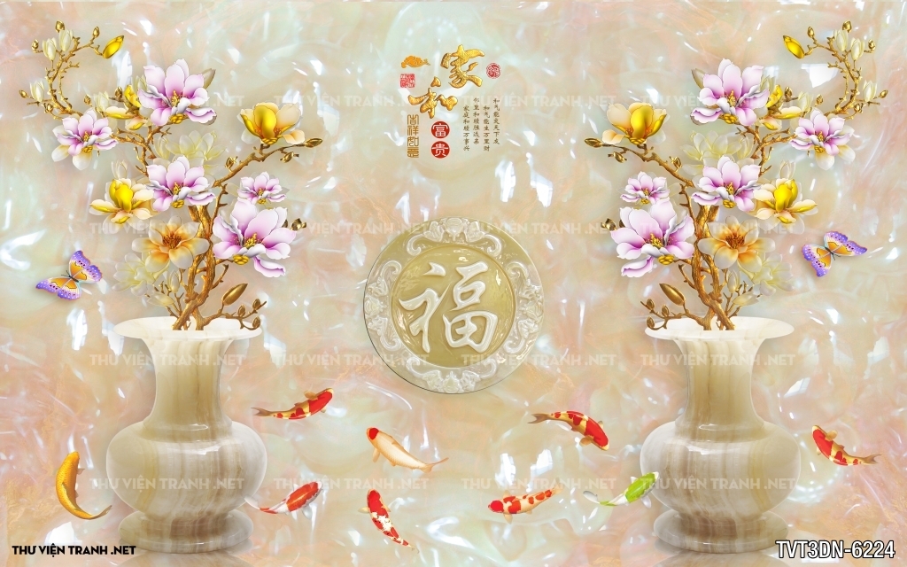 Tranh 3D giả ngọc3