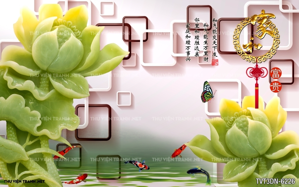 Tranh 3D giả ngọc3
