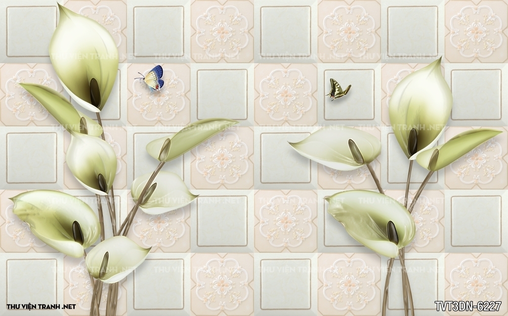Tranh 3D giả ngọc3