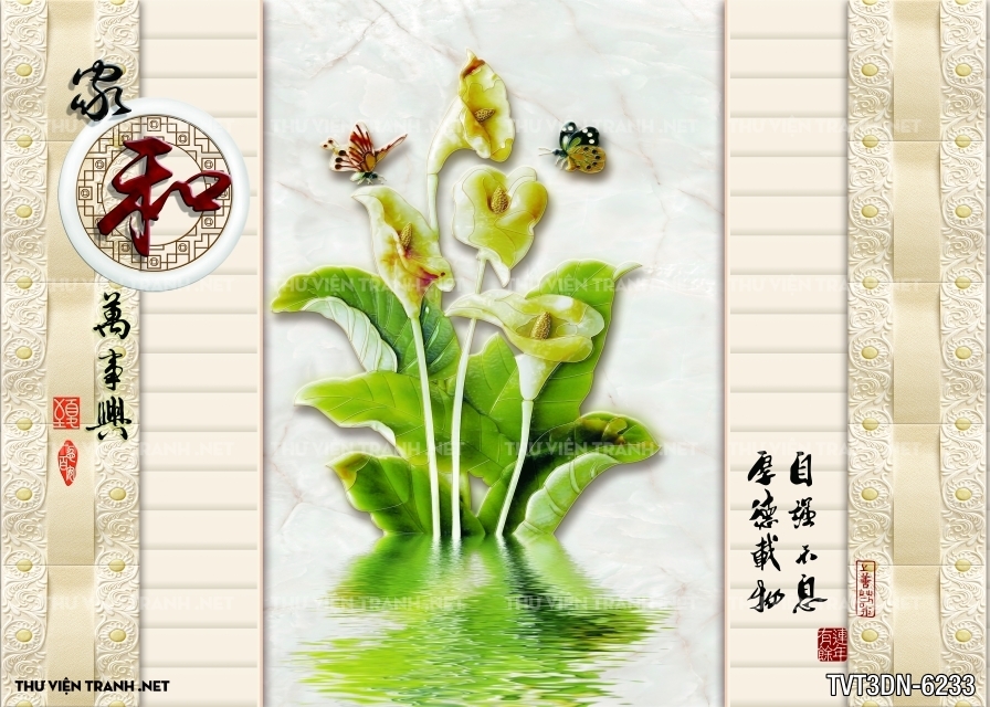 Tranh 3D giả ngọc3