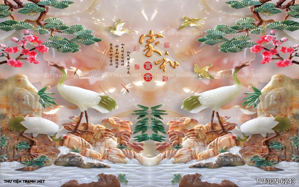 Tranh 3D giả ngọc3