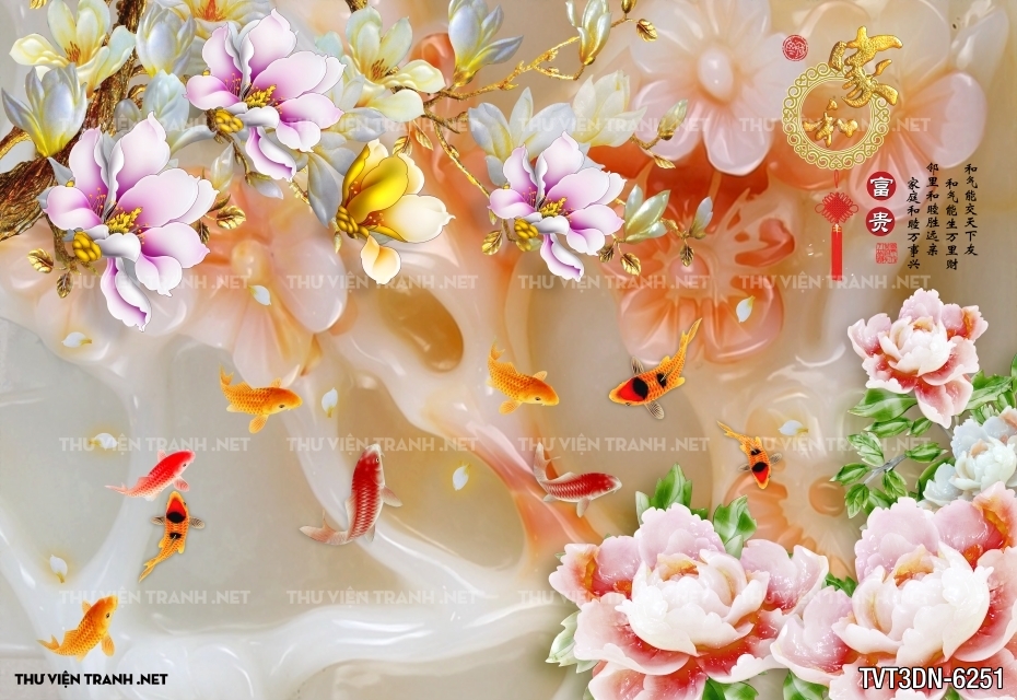 Tranh 3D giả ngọc3