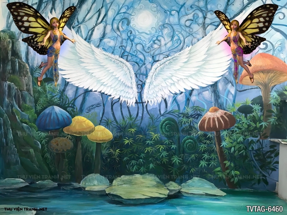 Tranh đôi cánh thiên thần