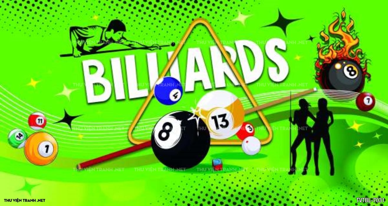 Tranh Bida- Billiards