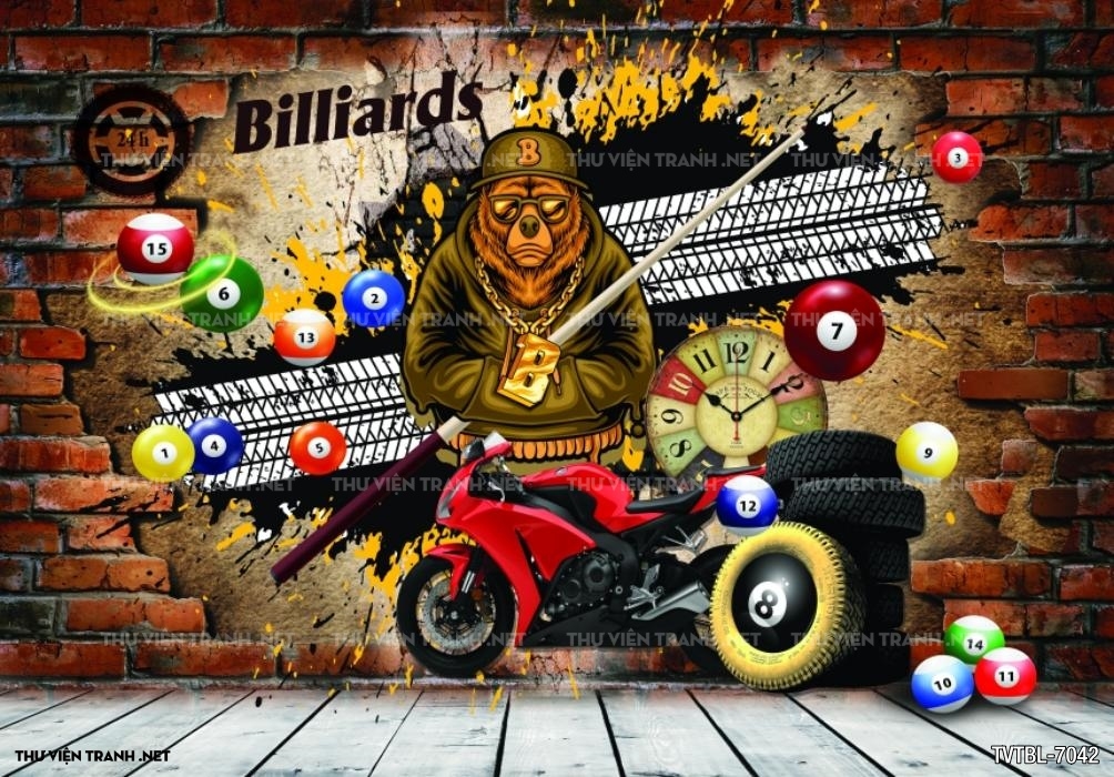 Tranh Bida- Billiards