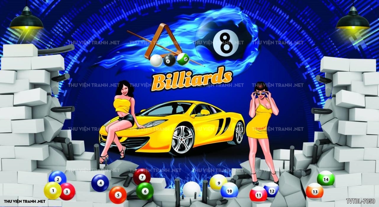 Tranh Bida- Billiards