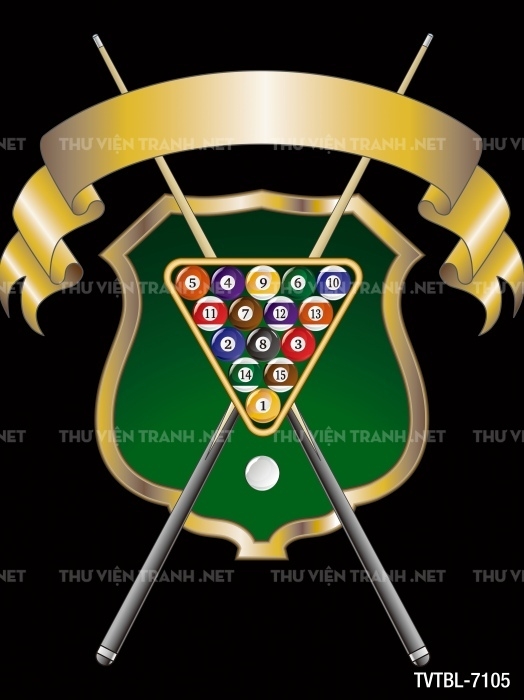 Tranh Bida- Billiards