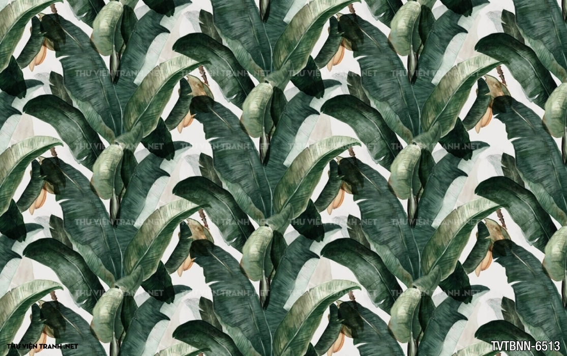 Tranh dán tường lá chuối- Banana Leaf