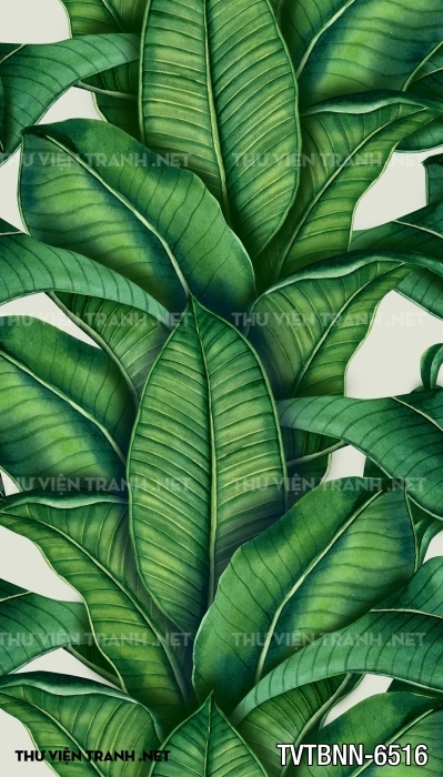 Tranh dán tường lá chuối- Banana Leaf