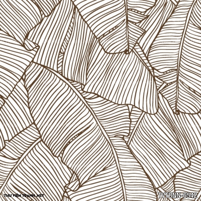 Tranh dán tường lá chuối- Banana Leaf