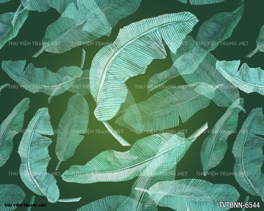 Tranh dán tường lá chuối- Banana Leaf