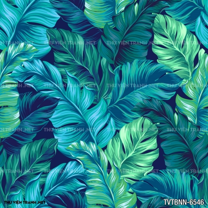 Tranh dán tường lá chuối- Banana Leaf