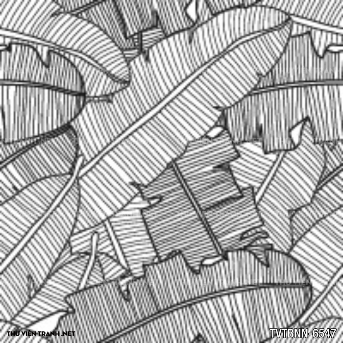 Tranh dán tường lá chuối- Banana Leaf