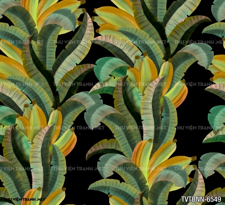Tranh dán tường lá chuối- Banana Leaf