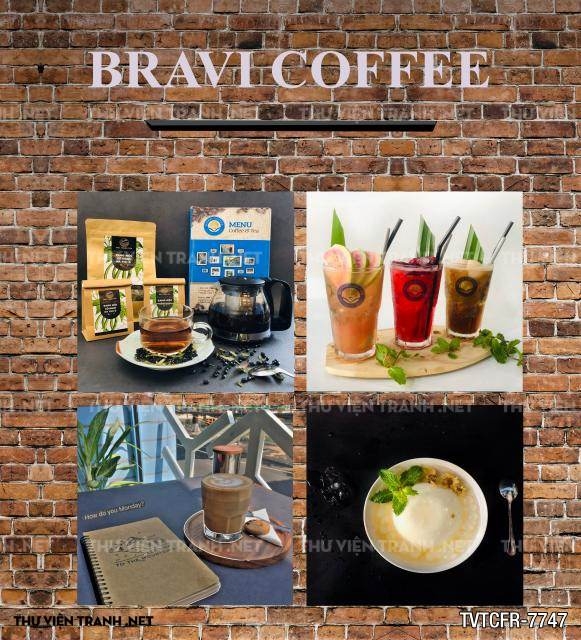 tranh cafe Retro