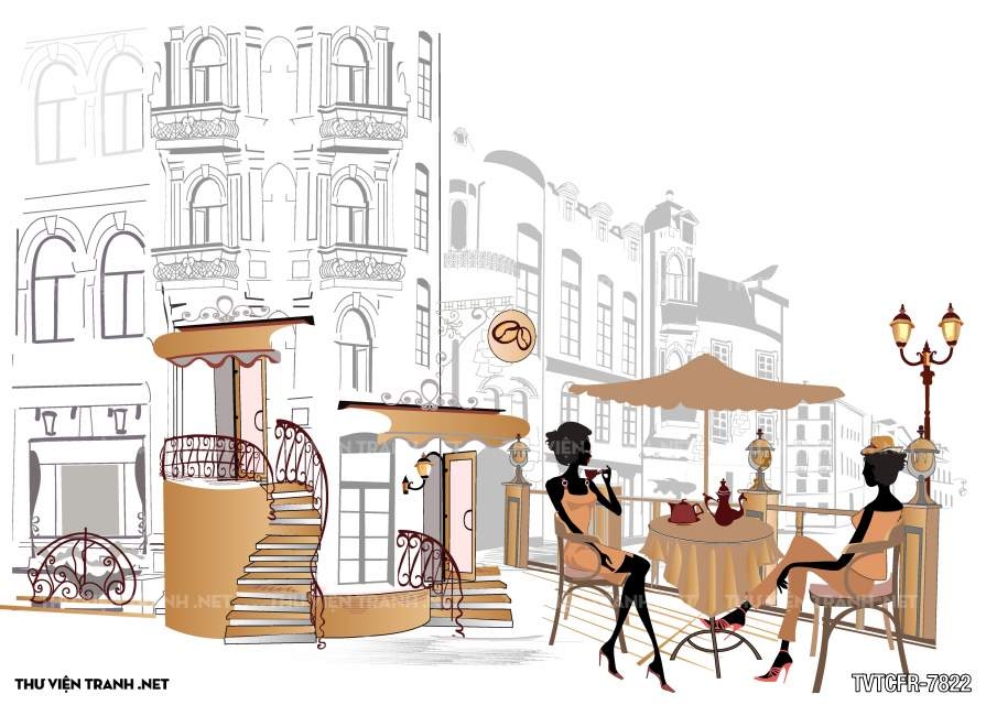 tranh cafe3