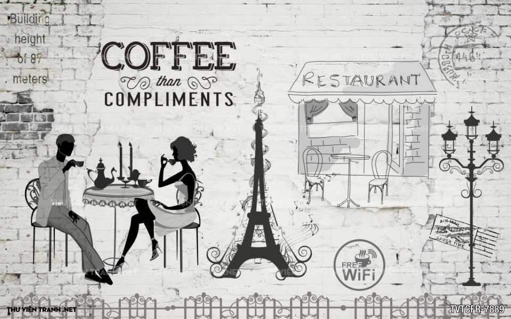 tranh cafe3