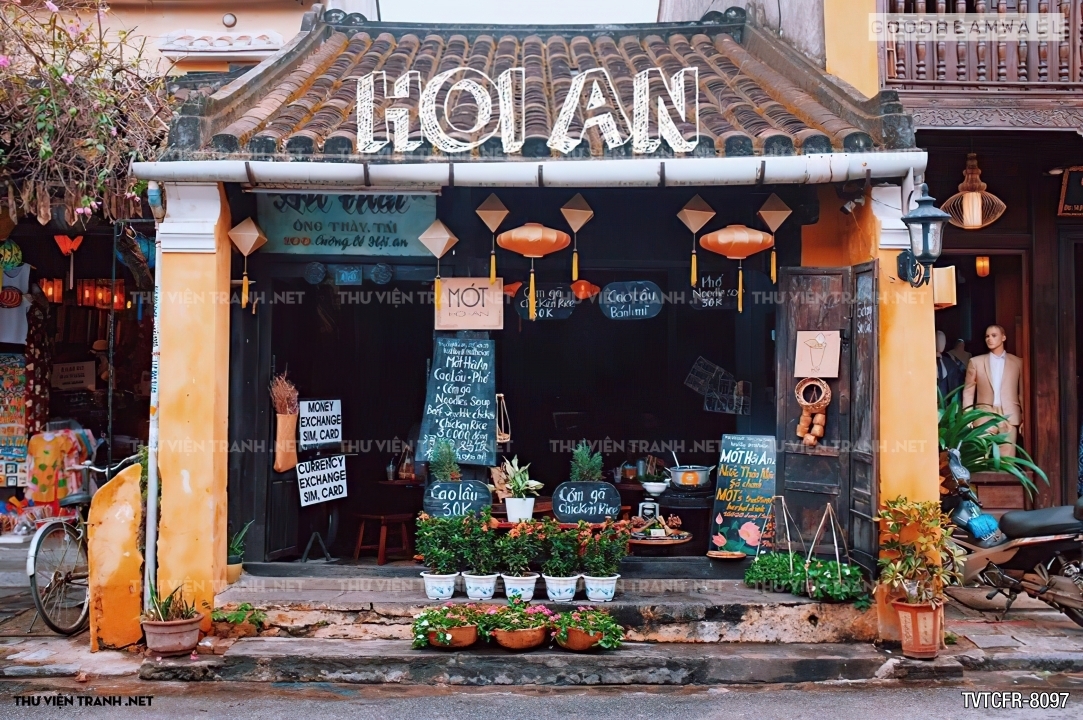 Tranh quán cafe, Trà sữa Vintage 3
