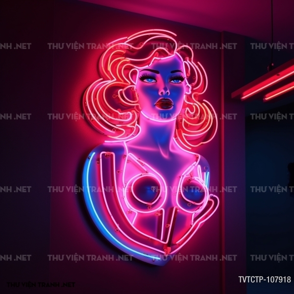 Tranh dán tường  City Punk - Neon