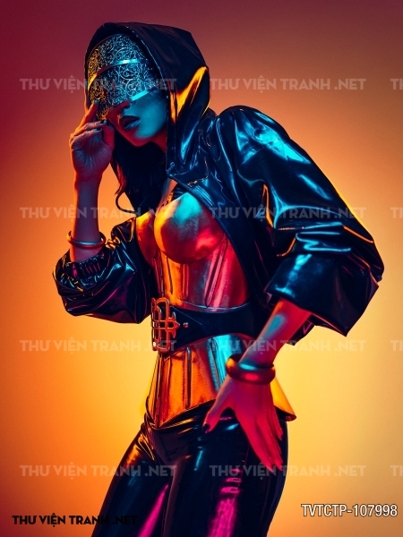 Tranh dán tường City Punk - Neon 1