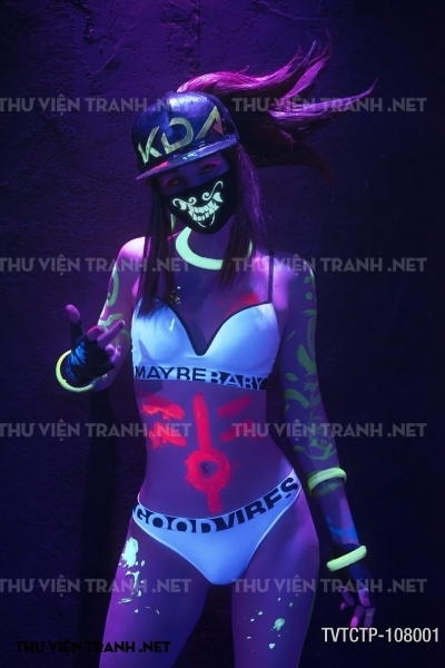 Tranh dán tường City Punk - Neon 1