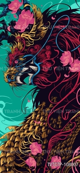 Tranh dán tường City Punk - Neon 1