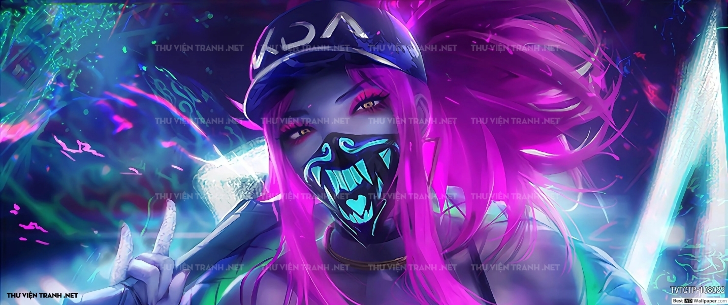 Tranh dán tường City Punk - Neon 1