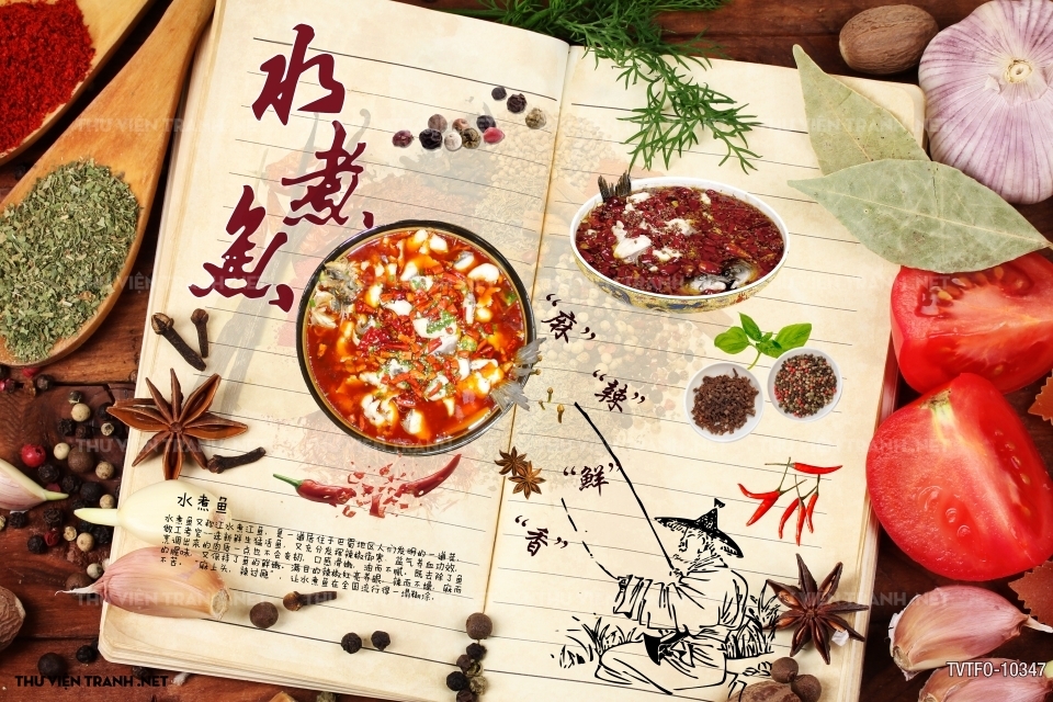 Tranh quán ăn Trung Hoa 2