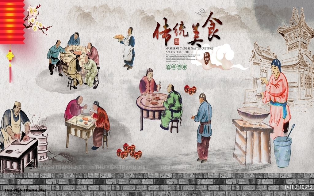 Tranh quán ăn Trung Hoa 2