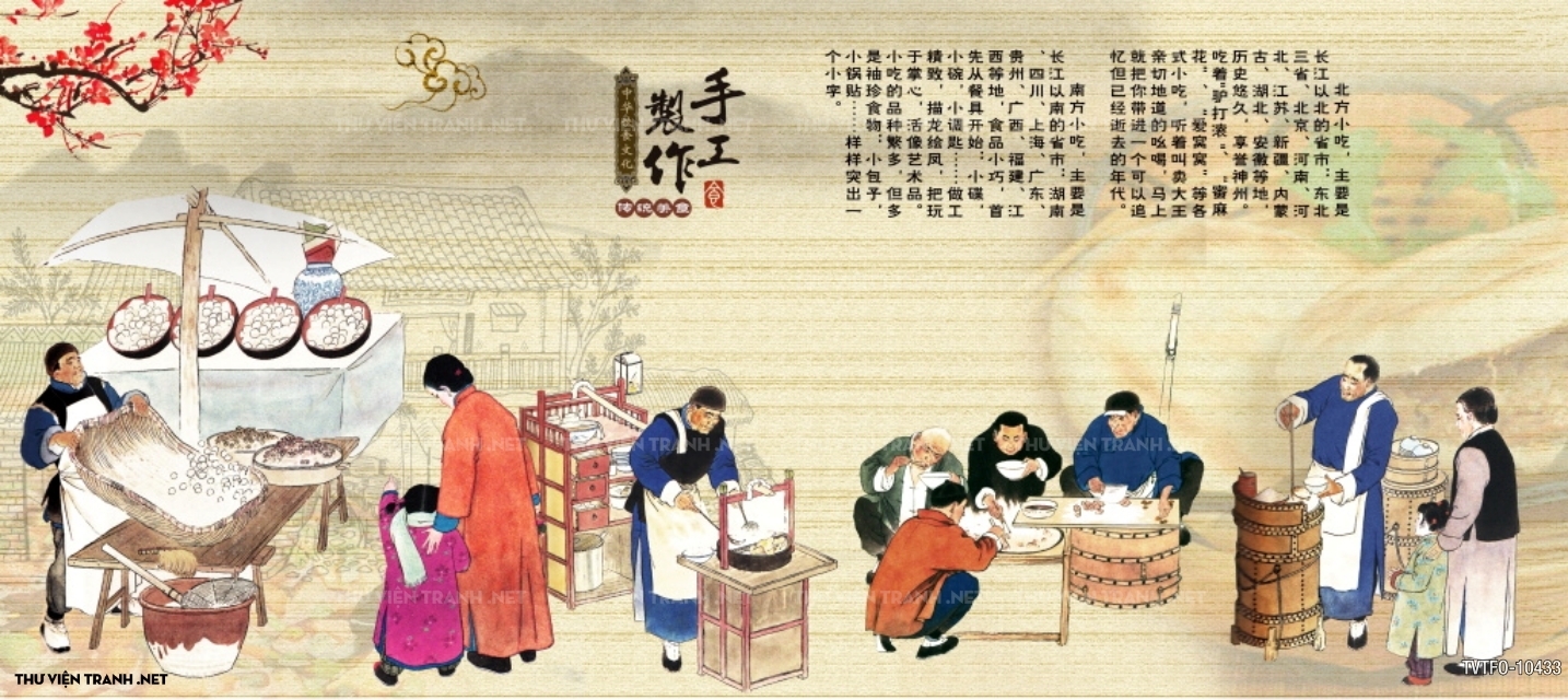 Tranh quán ăn Trung Hoa 3